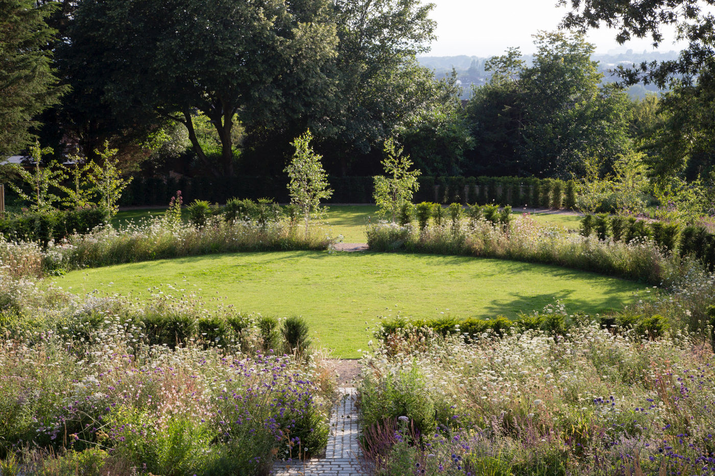 Formal Garden with Meadow